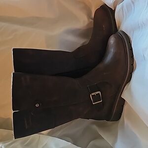 Caterpillar Kendra womens tall boots, dark brown, size 6